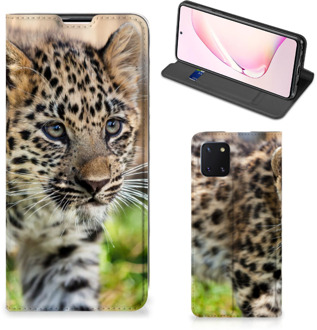 B2Ctelecom Beschermhoesje met foto Samsung Galaxy Note 10 Lite Smart CoverCase Baby Luipaard