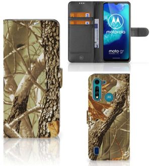 B2Ctelecom Beschermhoesje Motorola G8 Power Lite Wallet Book Case Wildernis