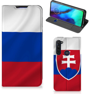 B2Ctelecom Beschermhoesje Motorola Moto G Pro Flip Cover Slowaakse Vlag