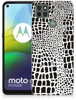 B2Ctelecom Beschermhoesje Motorola Moto G9 Power Smartphone hoesje Slangenprint