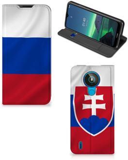 B2Ctelecom Beschermhoesje Nokia 1.4 Flip Cover Slowaakse Vlag