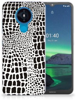 B2Ctelecom Beschermhoesje Nokia 1.4 Smartphone hoesje Slangenprint