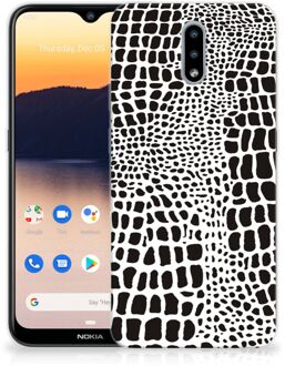 B2Ctelecom Beschermhoesje Nokia 2.3 Smartphone hoesje Slangenprint