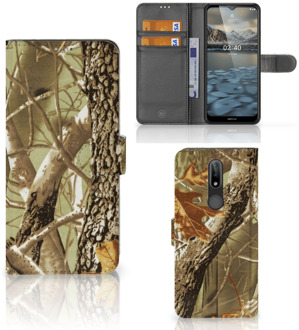 B2Ctelecom Beschermhoesje Nokia 2.4 Wallet Book Case Wildernis