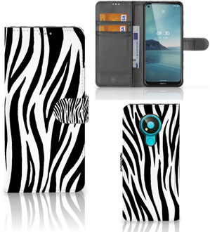 B2Ctelecom Beschermhoesje Nokia 3.4 Smartphone Hoesje Zebra