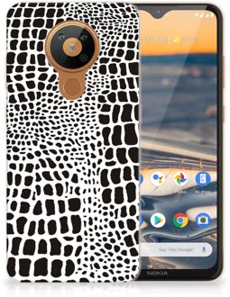 B2Ctelecom Beschermhoesje Nokia 5.3 Smartphone hoesje Slangenprint