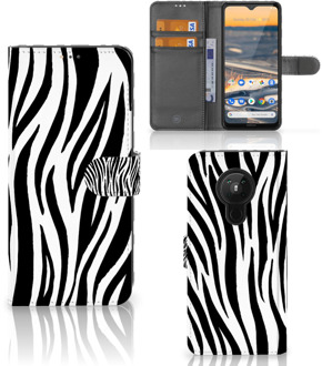 B2Ctelecom Beschermhoesje Nokia 5.3 Smartphone Hoesje Zebra