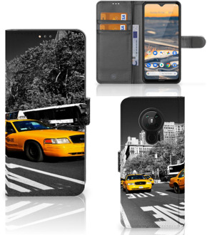 B2Ctelecom Beschermhoesje Nokia 5.3 Telefoon Hoesje New York Taxi