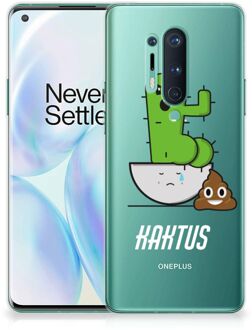 B2Ctelecom Beschermhoesje OnePlus 8 Pro Smartphone hoesje Cactus Poo