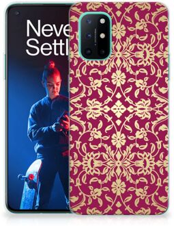 B2Ctelecom Beschermhoesje OnePlus 8T Smartphone hoesje Barok Pink