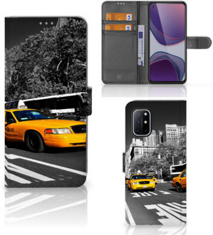 B2Ctelecom Beschermhoesje OnePlus 8T Telefoon Hoesje New York Taxi