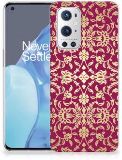 B2Ctelecom Beschermhoesje OnePlus 9 Pro Smartphone hoesje Barok Pink