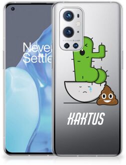 B2Ctelecom Beschermhoesje OnePlus 9 Pro Smartphone hoesje Cactus Poo