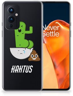 B2Ctelecom Beschermhoesje OnePlus 9 Smartphone hoesje Cactus Poo