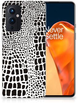 B2Ctelecom Beschermhoesje OnePlus 9 Smartphone hoesje Slangenprint