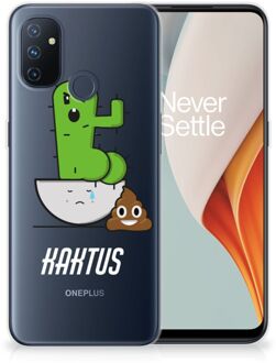 B2Ctelecom Beschermhoesje OnePlus Nord N100 Smartphone hoesje Cactus Poo