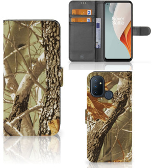 B2Ctelecom Beschermhoesje OnePlus Nord N100 Wallet Book Case Wildernis