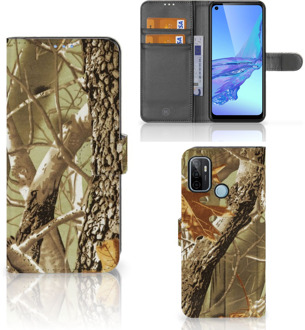 B2Ctelecom Beschermhoesje OPPO A53 | OPPO A53s Wallet Book Case Wildernis