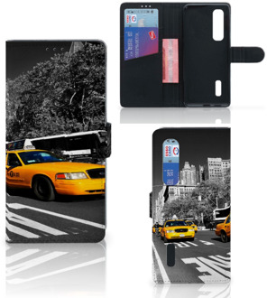 B2Ctelecom Beschermhoesje OPPO Find X2 Pro Telefoon Hoesje New York Taxi