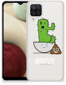 B2Ctelecom Beschermhoesje Samsung Galaxy A12 Smartphone hoesje Cactus Poo