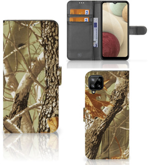 B2Ctelecom Beschermhoesje Samsung Galaxy A12 Wallet Book Case Wildernis