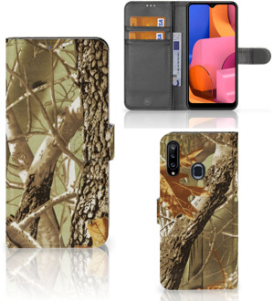 B2Ctelecom Beschermhoesje Samsung Galaxy A20s Wallet Book Case Wildernis