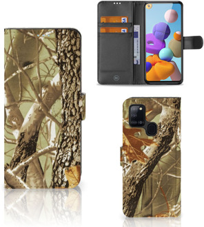 B2Ctelecom Beschermhoesje Samsung Galaxy A21s Wallet Book Case Wildernis