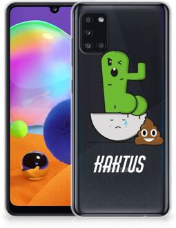 B2Ctelecom Beschermhoesje Samsung Galaxy A31 Smartphone hoesje Cactus Poo