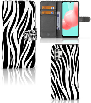 B2Ctelecom Beschermhoesje Samsung Galaxy A32 5G Smartphone Hoesje Zebra