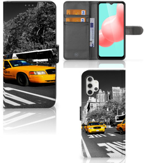 B2Ctelecom Beschermhoesje Samsung Galaxy A32 5G Telefoon Hoesje New York Taxi