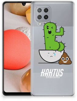 B2Ctelecom Beschermhoesje Samsung Galaxy A42 Smartphone hoesje Cactus Poo