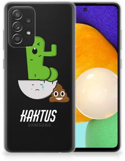 B2Ctelecom Beschermhoesje Samsung Galaxy A52 (5G/4G) Smartphone hoesje Cactus Poo