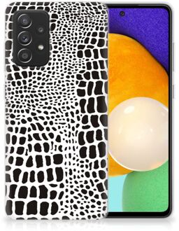 B2Ctelecom Beschermhoesje Samsung Galaxy A52 (5G/4G) Smartphone hoesje Slangenprint