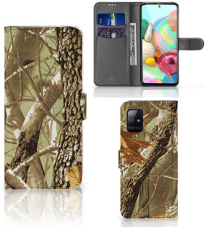 B2Ctelecom Beschermhoesje Samsung Galaxy A71 Wallet Book Case Wildernis