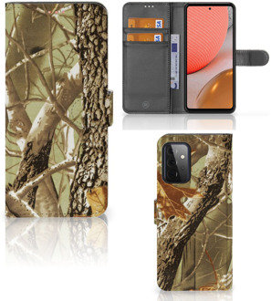 B2Ctelecom Beschermhoesje Samsung Galaxy A72 Wallet Book Case Wildernis