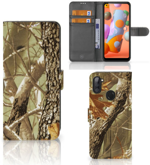 B2Ctelecom Beschermhoesje Samsung Galaxy M11 | A11 Wallet Book Case Wildernis