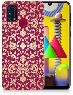 B2Ctelecom Beschermhoesje Samsung Galaxy M31 Smartphone hoesje Barok Pink