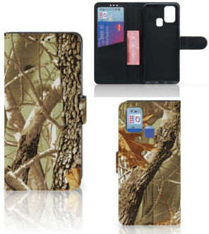 B2Ctelecom Beschermhoesje Samsung Galaxy M31 Wallet Book Case Wildernis