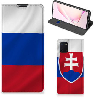 B2Ctelecom Beschermhoesje Samsung Galaxy Note 10 Lite Flip Cover Slowaakse Vlag