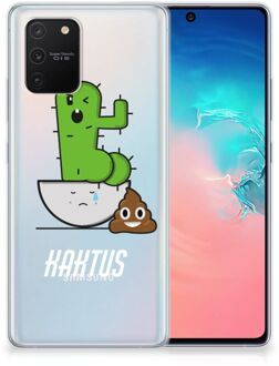 B2Ctelecom Beschermhoesje Samsung Galaxy S10 Lite Smartphone hoesje Cactus Poo