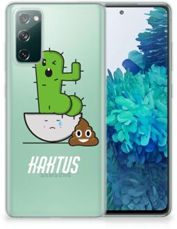 B2Ctelecom Beschermhoesje Samsung Galaxy S20 FE Smartphone hoesje Cactus Poo