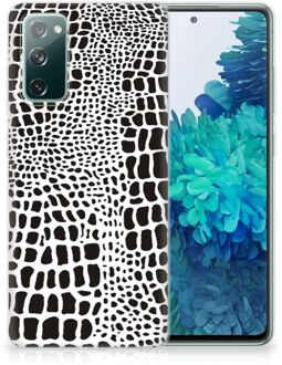 B2Ctelecom Beschermhoesje Samsung Galaxy S20 FE Smartphone hoesje Slangenprint