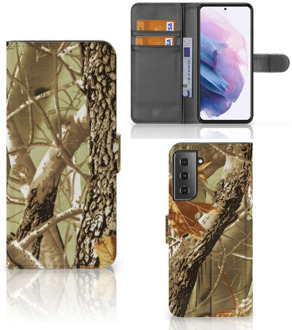 B2Ctelecom Beschermhoesje Samsung Galaxy S21 Plus Wallet Book Case Wildernis