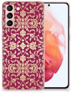 B2Ctelecom Beschermhoesje Samsung Galaxy S21 Smartphone hoesje Barok Pink