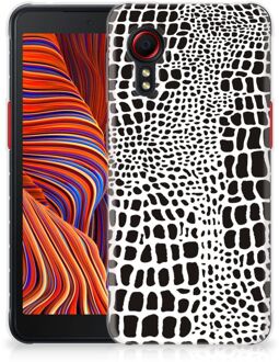 B2Ctelecom Beschermhoesje Samsung Galaxy Xcover 5 Smartphone hoesje Slangenprint