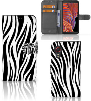 B2Ctelecom Beschermhoesje Samsung Galaxy Xcover 5 Smartphone Hoesje Zebra