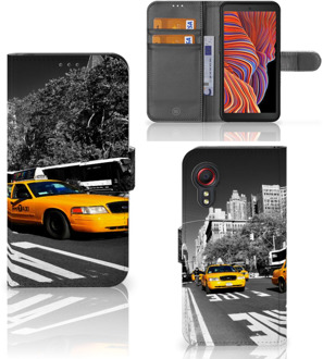 B2Ctelecom Beschermhoesje Samsung Galaxy Xcover 5 Telefoon Hoesje New York Taxi