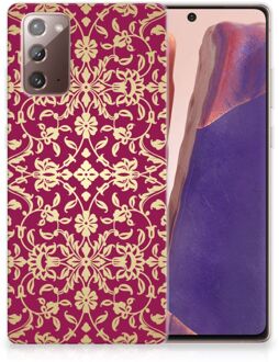 B2Ctelecom Beschermhoesje Samsung Note 20 Smartphone hoesje Barok Pink