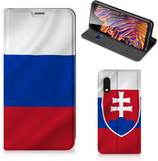 B2Ctelecom Beschermhoesje Samsung Xcover Pro Flip Cover Slowaakse Vlag