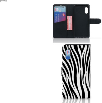 B2Ctelecom Beschermhoesje Samsung Xcover Pro Smartphone Hoesje Zebra